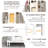 , 4 All Rotating Bookshelf, 360 Wheels, New Style White, Arc-Shaped Corners, Space Solution, Simple Setup Process Space,-122505500