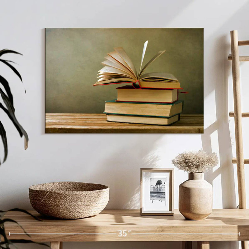 Kerner Books To Read, 16" H x 24" W