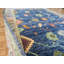 Tapis bleu marine unique de 10 pi 1 po x 13 pi 11 po