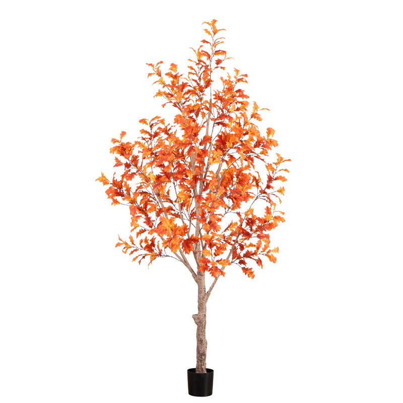 Arbre d'automne, H 108 po x l 48 po x P 48 po