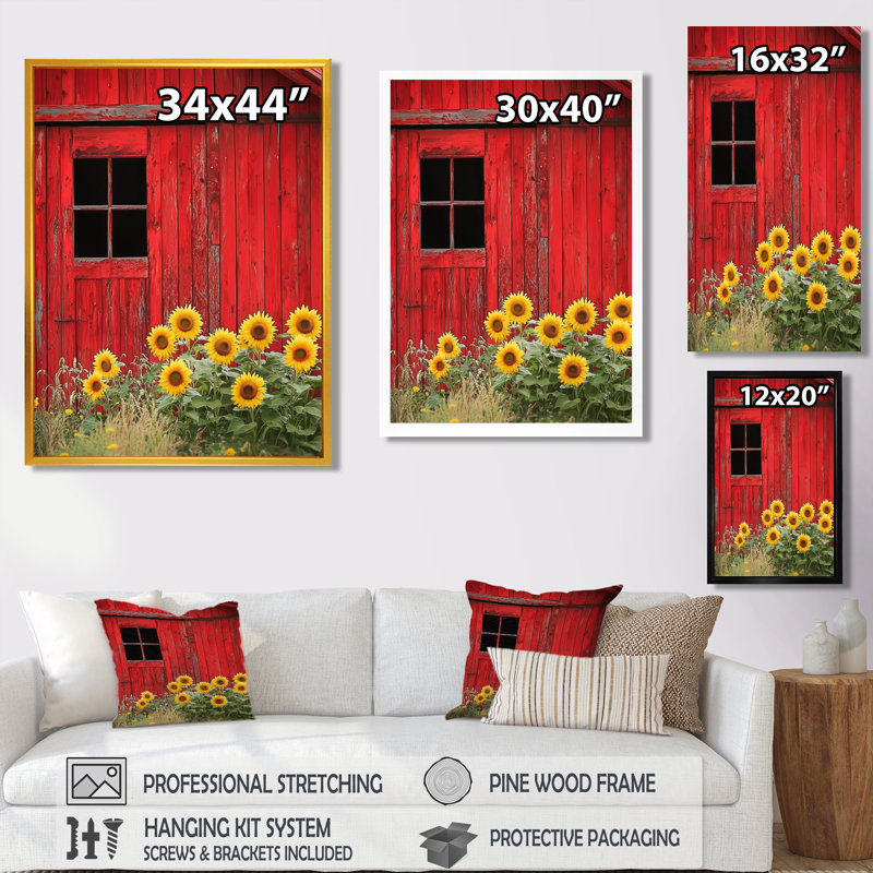 Leyt - Floral Wall Art Living Room, H 40 po x l 30 po, Toile tendue, Ne s’applique pas
