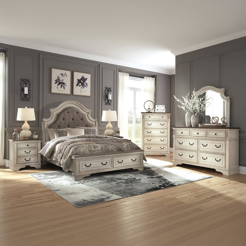 Monaghan Upholstered Storage Bed