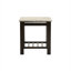 Ensemble de 3 tables basses de 47 pouces avec dessus en marbre moderne et contemporain