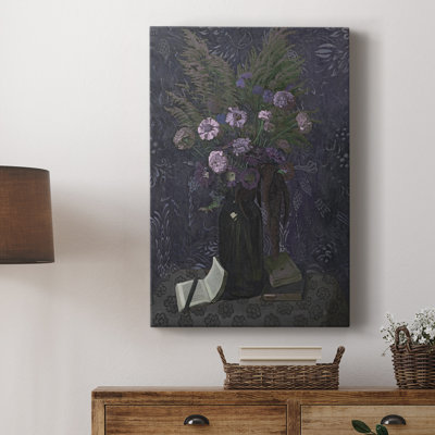 Vintage Floral Print CCLXXIV -Gallery Wrapped Cavas