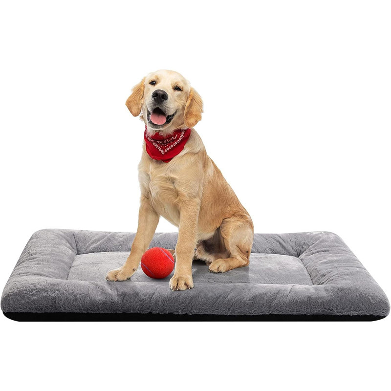 Coussin de caisse pour chien pour chien de taille moyenne / grande, en métal, ultra doux, lavable et antidérapant