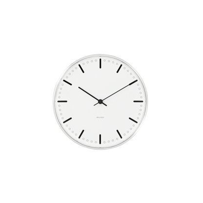 City Hall Metal Skeleton Wall Clock