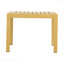 Ensemble de canapés de vacances 2 pièces Ensemble de chaises à une place + table basse pour l'intérieur / extérieur Mobilier polyvalent pour le salon Balcon Plage sans chaises à assembler Polypropylène jaune-938421032