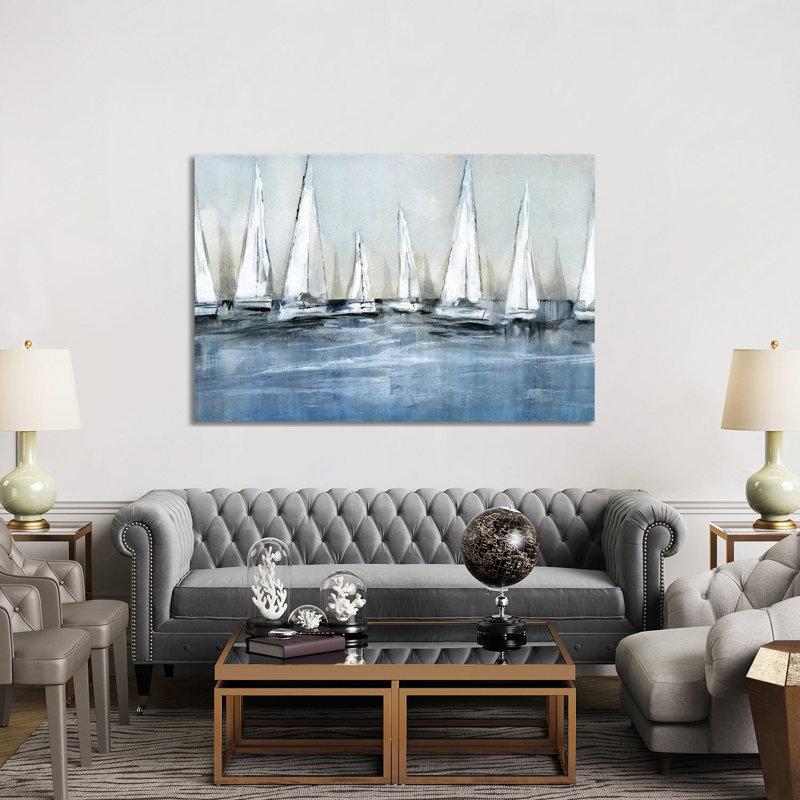 «Waiting for the Sun» par Susan Jill - reproduction d'art, H 40 po x l 60 po x 1,5 po, Toile tendue, Pas de tapis