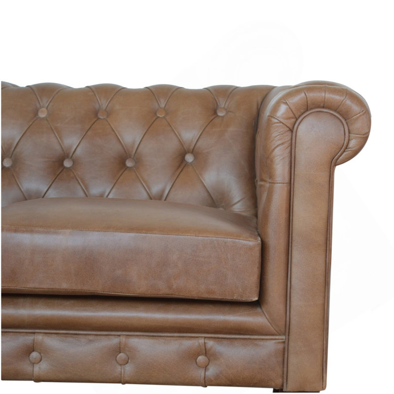 Bois chesterfield, brun foncé