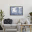 Cadre flottant vintage en toile teintée bleu, design Vintage Hustle-1636208247-1636208245