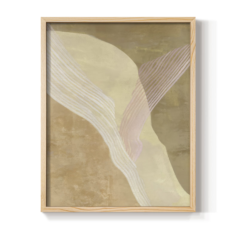 «Cradle I», reproduction encadrée - bois massif, Naturel, H 11 po x l 9 po