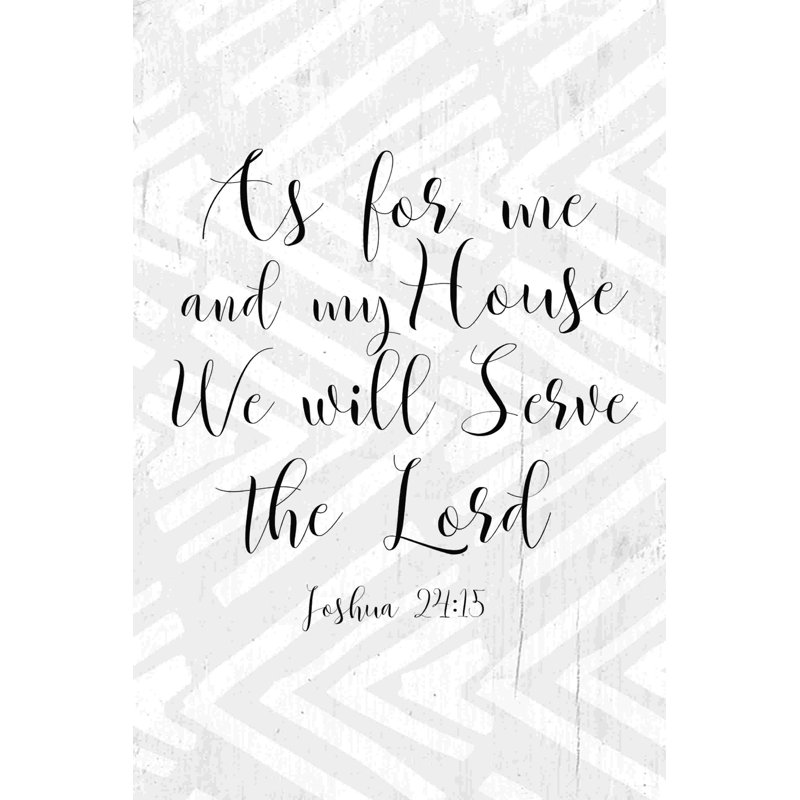 As For Me Lord 2, H 12 po x l 8 po x P 1,25 po