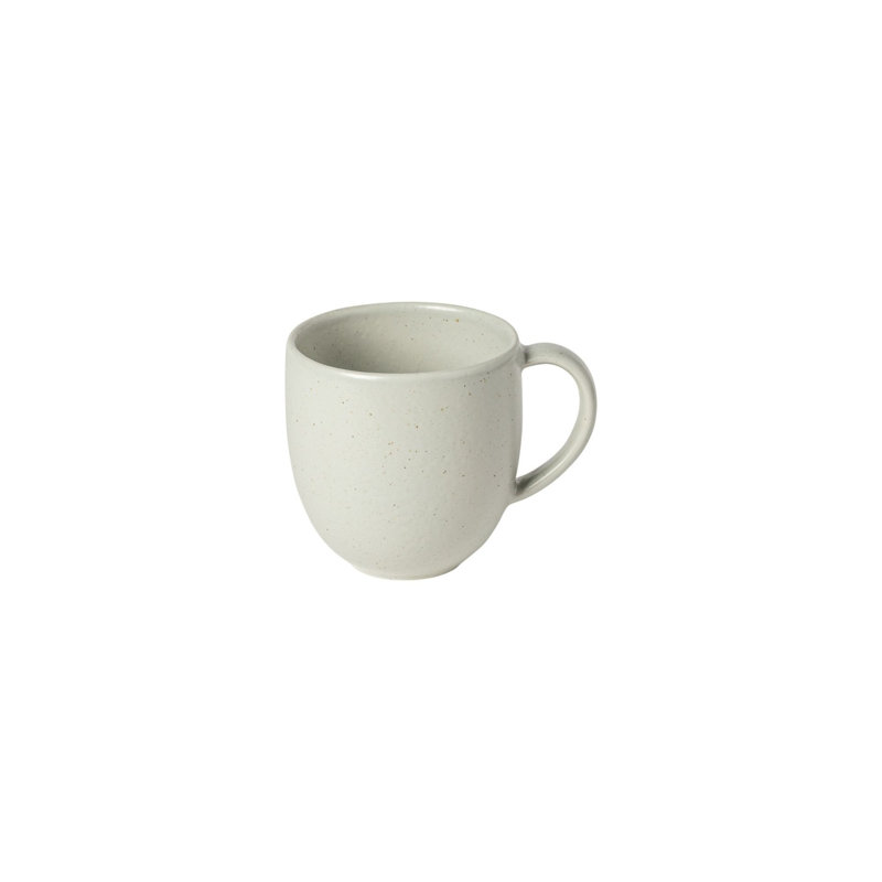 Casafina Pacifica Stoneware Coffee Mug, Oyster Gray
