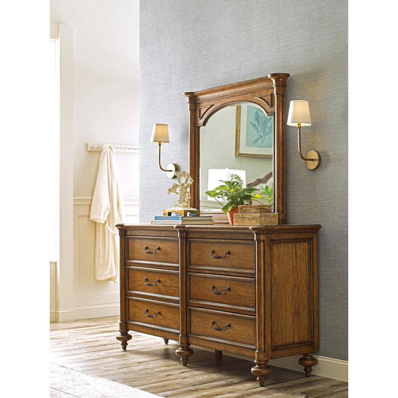 Miroir de commode arqué