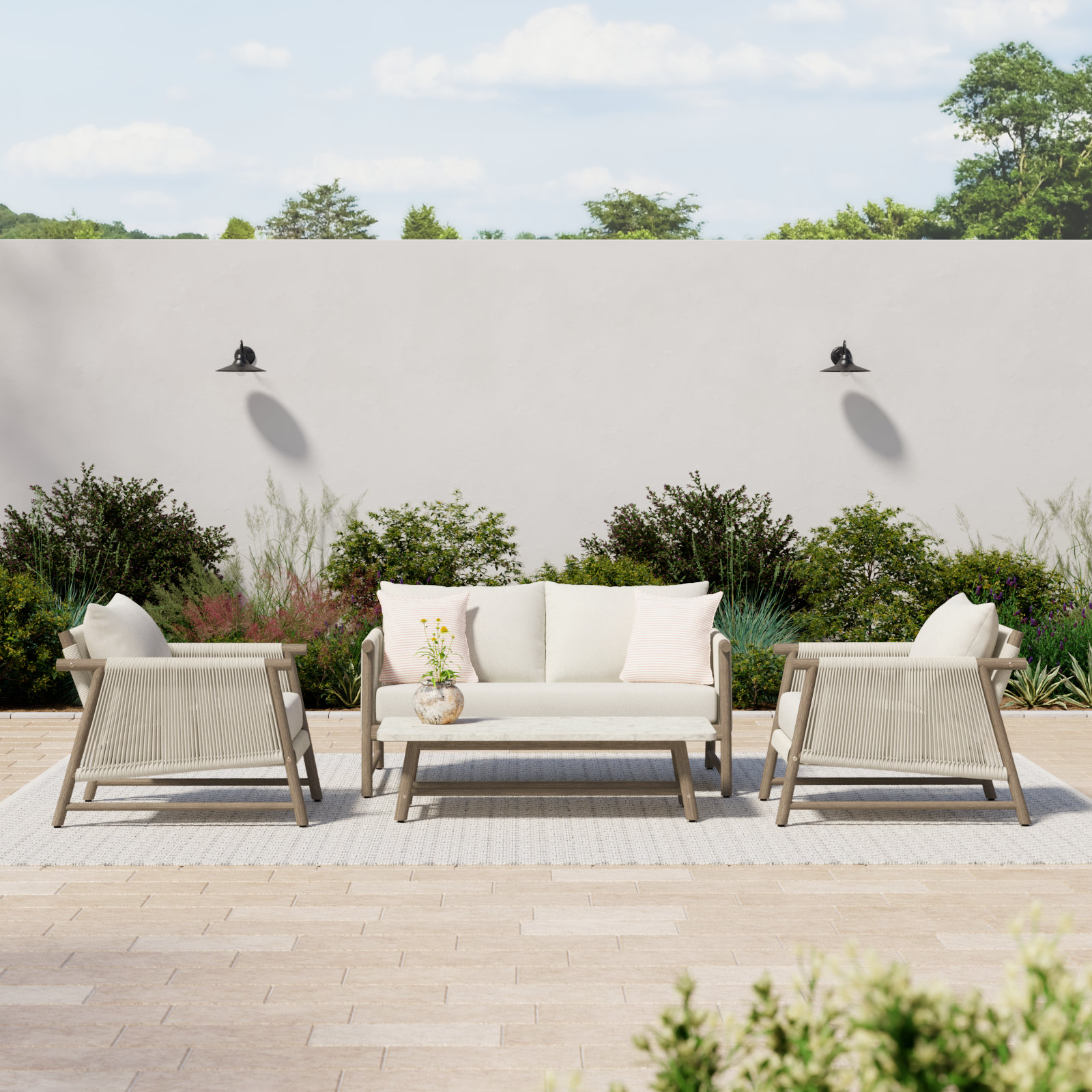 Naomie 4-Person Patio Seating Group