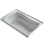 Mariposa® 60" x 36" Alcove/Tile In Whirlpool Acrylic Bathtub