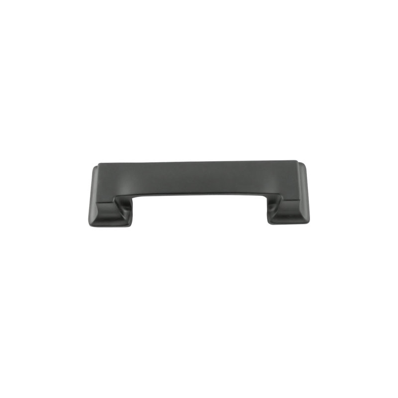Studio Collection Cup Pull - 3" & 3-3/4" Center to Center Cabinet Pull Matte Black - Transitional Hardware for Drawers & Cabinets