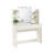 White Dressing Table, Vanity Unit Dresser with Lights and Mirror for Bedroom