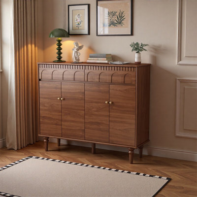 European style home storage shoe cabinet