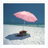 The Pink Umbrella Giclee Print by Soicher Marin Archives