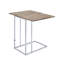 Table d'appoint rectangulaire - Plateau de rallonge pliable 12 "24" Fabrication en bois et en chêne synthétique chic et pliable / pivotant pour salon moderne