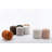 Round Upholstered Boucle Ottoman-651051399-651051400