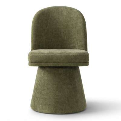 Upholstered Fabric Swivel Office Chair