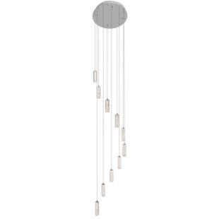 Luminaire suspendu carré à 10 lumières Neruda ™