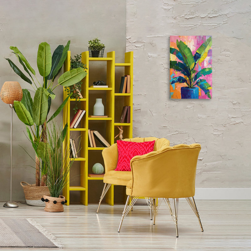 Modern Modern Bright House Plant, design par LSR Design Studio, H 24 po x l 16 po