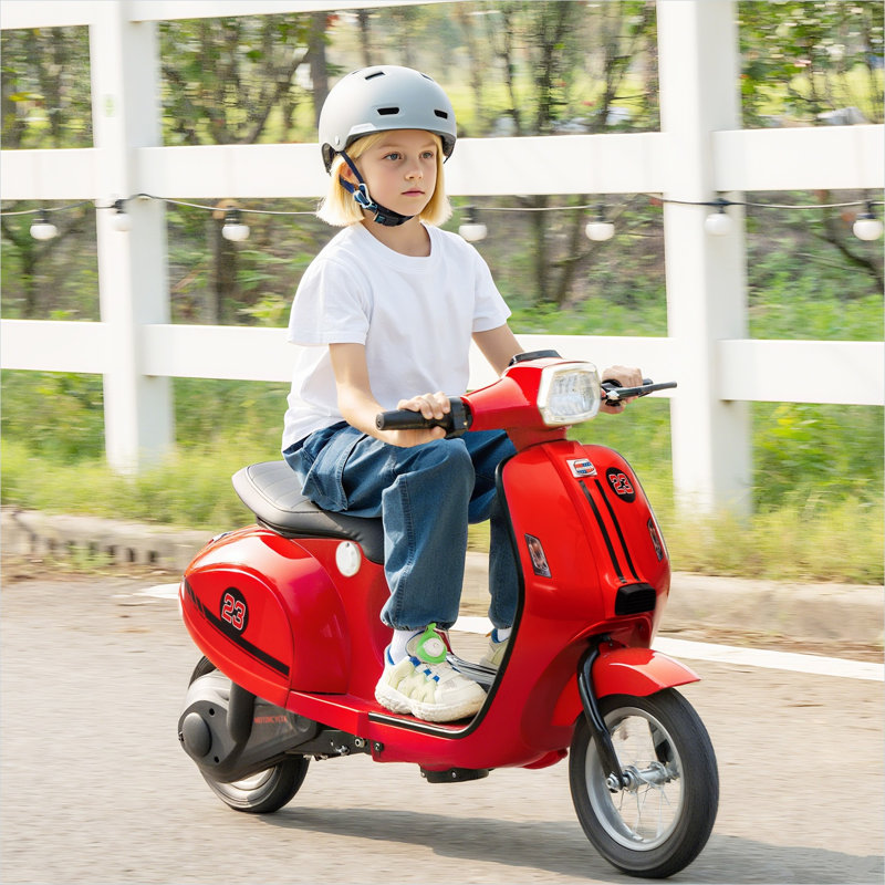 Métal et enfants 8-12 autos avec rouge, conception réglable, fabrication PP, 51,2 po x 21,7 po x 31,1 po