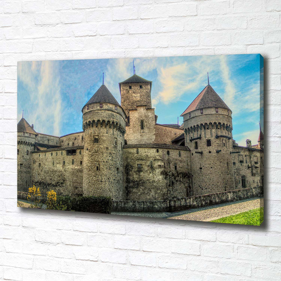 Castle In Switzerland - Wrapped Canvas Print