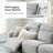 Majida 124"W Oversized Modular Wall-Hugging Power Reclining Sectional Sofa With One Reclining Seat-943482756-943482755