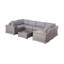 Saffi Wicker Fully Assembled 4 - Person Seating Group with Cushions-646051926