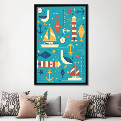 «All at Sea», reproduction d'impression sur toile tendue