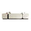 Meuble télé moderne en bois manufacturé blanc-688389633