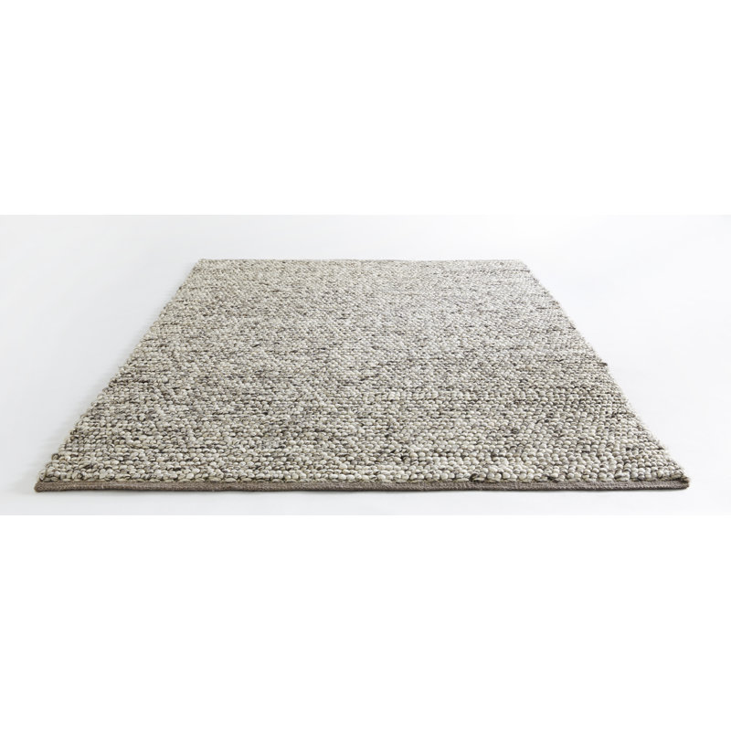 Treutlen Light grey Rug, Rectangle 170 x 230cm