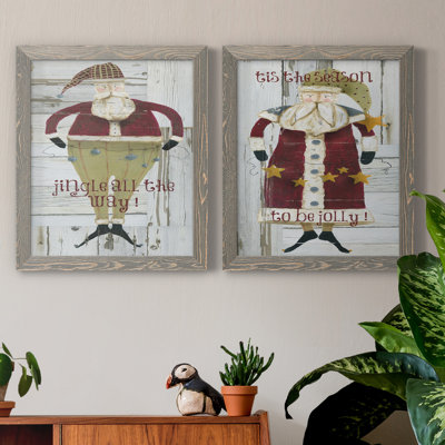 Jingle Santa - ensemble de 2 reproductions