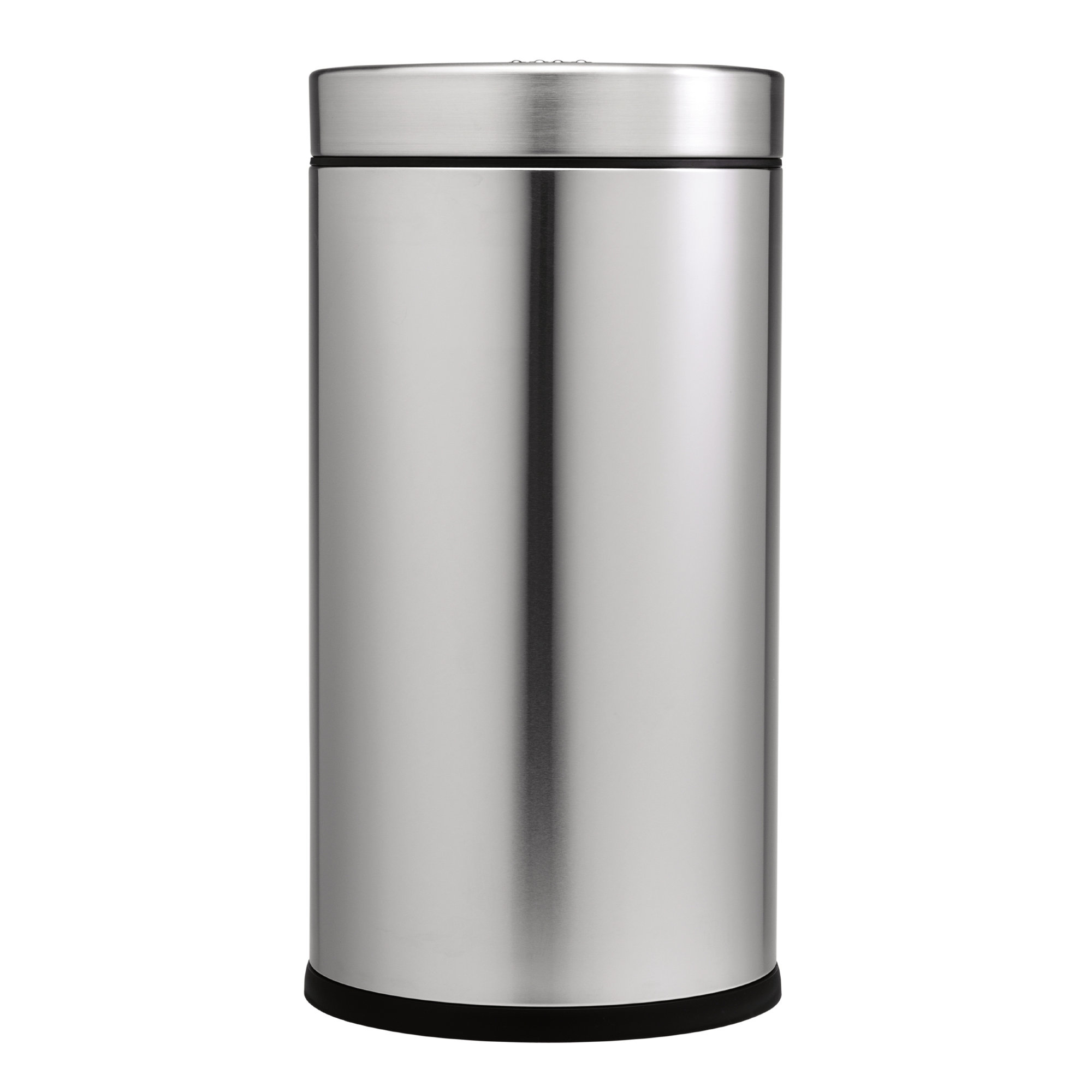 simplehuman 55 Liter Commercial Swing Top Trash Can, ADA-Compliant, Brushed Stainless Steel