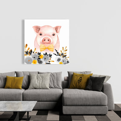 Chic cochon - Toile rose pour animaux