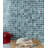 Hand Painted 12" x 12" Glass Grid Mosaic Tile-80638390