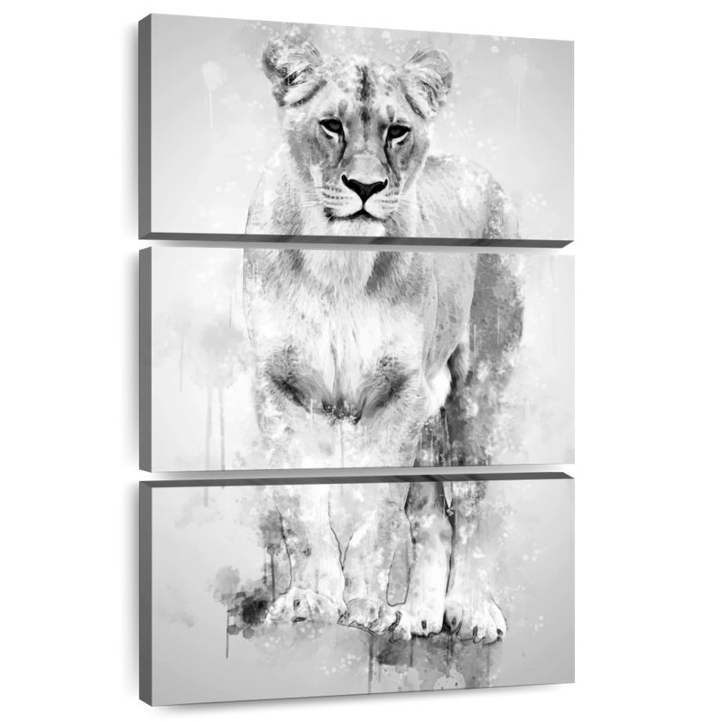Brampt Lion Female Black And White