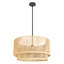 Luminaire suspendu en rotin 1 lumière Armelia