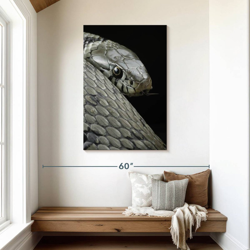 Brampt Necklace Snake, 45" H x 30" W