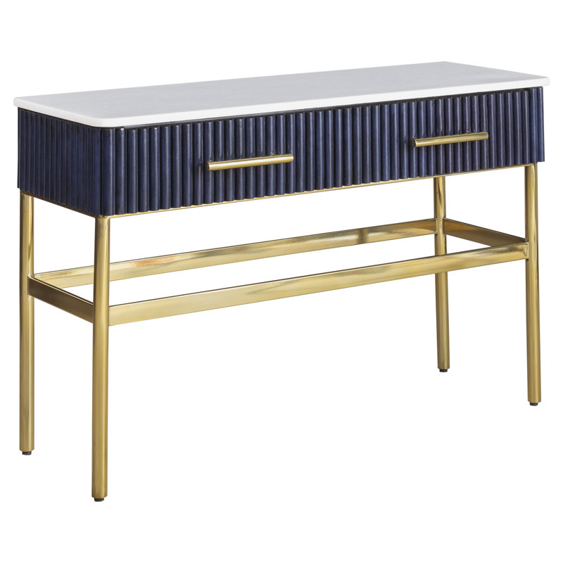 Harper 46.5'' W Marble Console Table