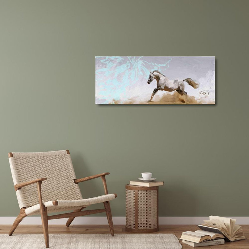 Art sur toile tendue par Red Barrel Studio® Butcher, Sarah Gallery, Free Rein 2