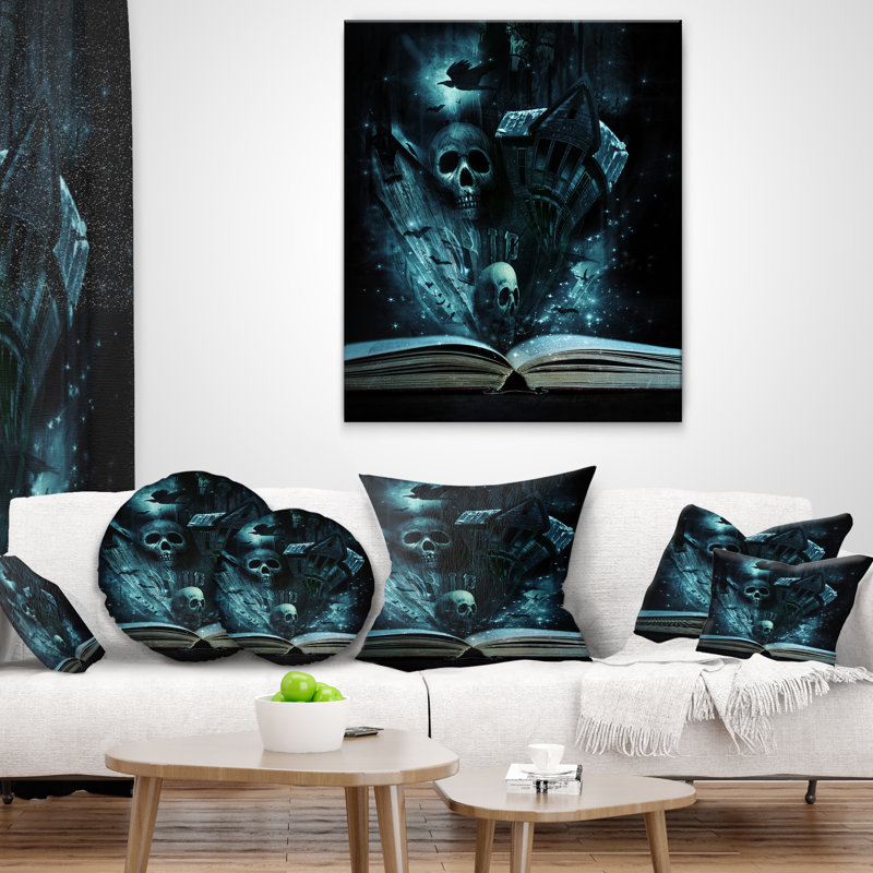 Coussin Halloween, 18 po x 18 po, Carré