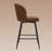360°Swivel Barstool Counter Height Barstools with Back-1254449362