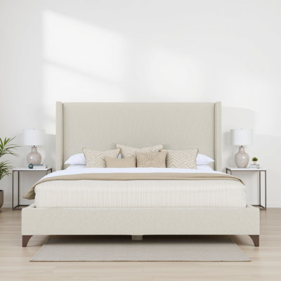 Miliyah Classic Upholstered Plain Bed