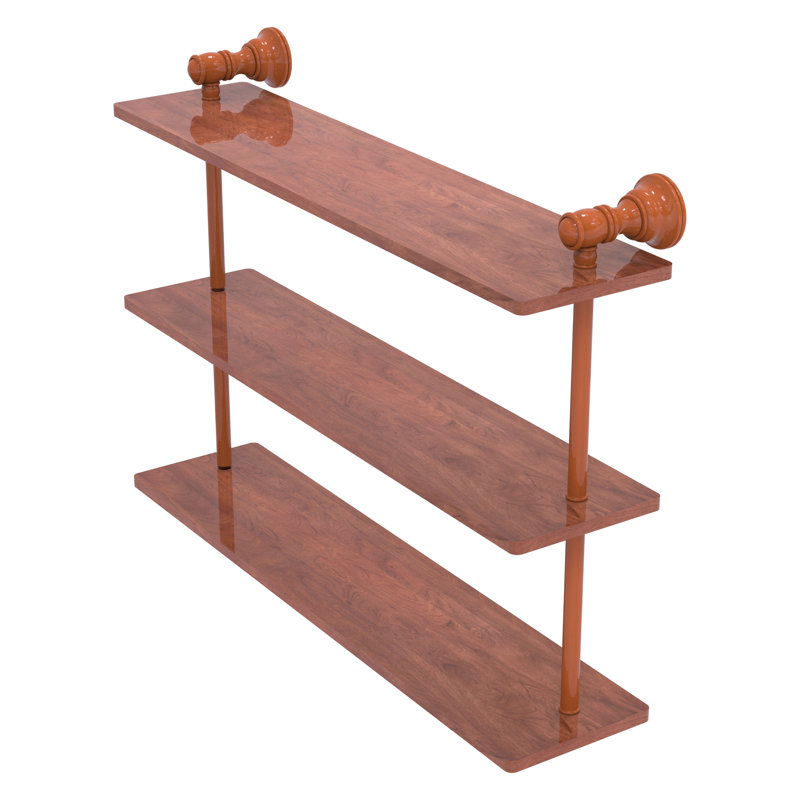 Tablette flottante 3 pièces Carolina, H 16 po x l 22 po x P 5,54 po, Étincelle d'automne