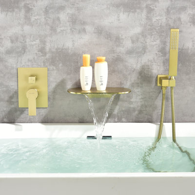 1 Handle Wall Waterfall Faucet with Diverter